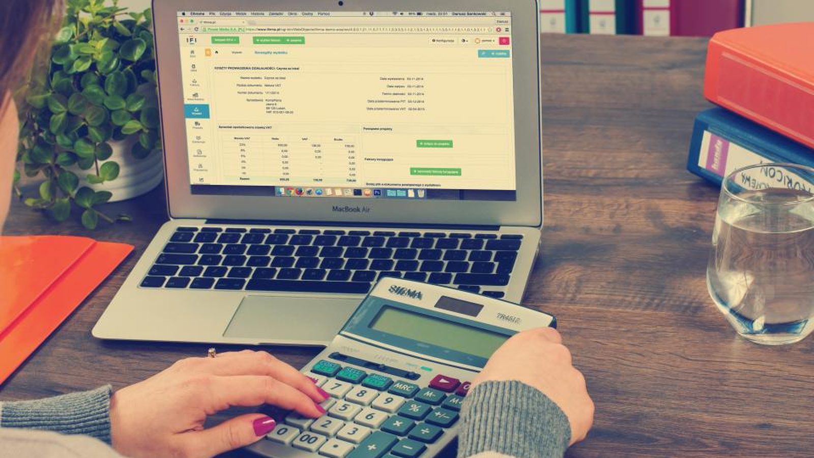 Working in accountants
